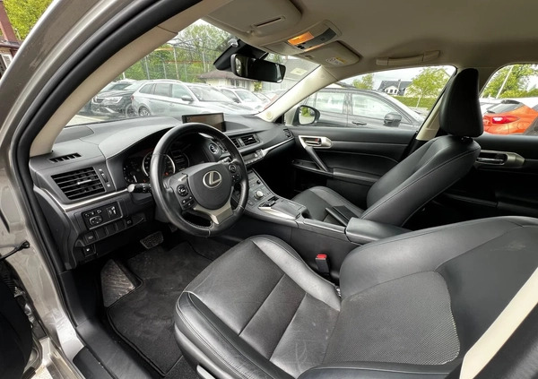 Lexus CT cena 63000 przebieg: 78360, rok produkcji 2019 z Tyszowce małe 277